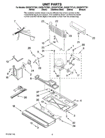 05 - Unit Parts parts for Whirlpool Refrigerator GX5SHTXTT01 from AppliancePartsPros.com