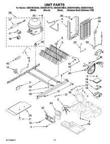 11 - Unit Parts parts for Whirlpool Refrigerator GS6SHEXNL05 from AppliancePartsPros.com
