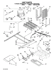 09 - Unit Parts parts for Whirlpool Refrigerator GS2SHAXSQ03 from AppliancePartsPros.com