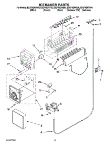 12 - Icemaker Parts, Optional Parts (Not Included) parts for Whirlpool Refrigerator ED2FHEXVS00 from AppliancePartsPros.com