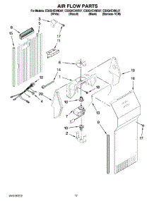 10 - Air Flow Parts parts for Whirlpool Refrigerator ED2GHEXNQ07 from AppliancePartsPros.com