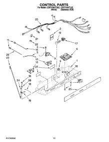 10 - Control Parts parts for Whirlpool Refrigerator GD5YHAXTL02 from AppliancePartsPros.com
