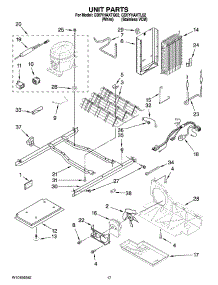 11 - Unit Parts parts for Whirlpool Refrigerator GD5YHAXTL02 from AppliancePartsPros.com