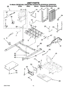 09 - Unit Parts parts for Whirlpool Refrigerator ED5FHEXVS00 from AppliancePartsPros.com