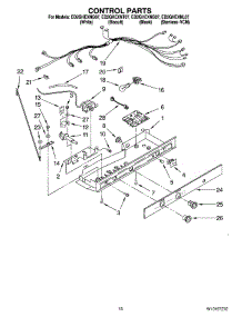 11 - Control Parts parts for Whirlpool Refrigerator ED2GHEXNB07 from AppliancePartsPros.com