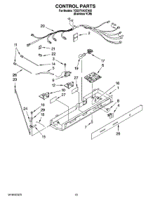 11 - Control Parts parts for Whirlpool Refrigerator 7GS2FHAXTA02 from AppliancePartsPros.com