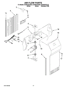 10 - Air Flow Parts parts for Whirlpool Refrigerator ED5NHGXVQ00 from AppliancePartsPros.com