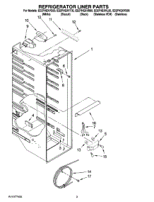 02 - Refrigerator Liner Parts parts for Whirlpool Refrigerator ED2FHEXVL00 from AppliancePartsPros.com