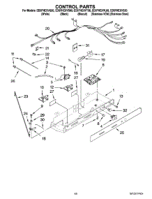 11 - Control Parts parts for Whirlpool Refrigerator ED5FHEXVL00 from AppliancePartsPros.com