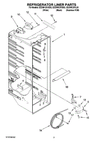 02 - Refrigerator Liner Parts parts for Whirlpool Refrigerator ED2NHGXVB00 from AppliancePartsPros.com