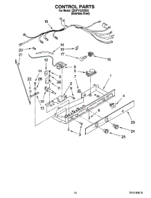 11 - Control Parts parts for Whirlpool Refrigerator ED5FVGXSS03 from AppliancePartsPros.com