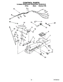 11 - Control Parts parts for Whirlpool Refrigerator ED2NHGXVB00 from AppliancePartsPros.com