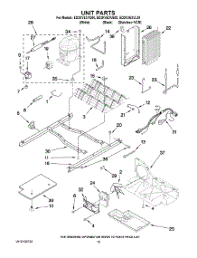 09 - Unit Parts parts for Whirlpool Refrigerator ED2KVEXVQ00 from AppliancePartsPros.com