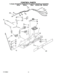 11 - Control Parts parts for Whirlpool Refrigerator ED2JHAXTB02 from AppliancePartsPros.com