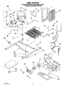 08 - Unit Parts parts for Whirlpool Refrigerator 8ED2FHKXVA00 from AppliancePartsPros.com