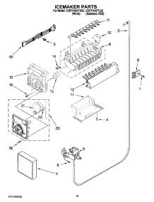 12 - Icemaker Parts, Optional Parts (Not Included) parts for Whirlpool Refrigerator GD5YHAXTQ02 from AppliancePartsPros.com