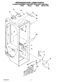 02 - Refrigerator Liner Parts parts for Whirlpool Refrigerator ED2GHEXNT07 from AppliancePartsPros.com