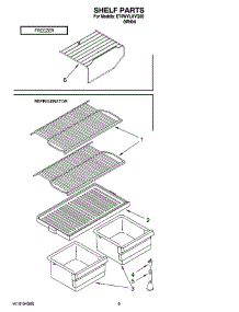 05 - Shelf Parts, Optional Parts parts for Whirlpool Refrigerator ET4WVLXVQ00 from AppliancePartsPros.com