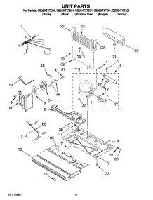 06 - Unit Parts parts for Whirlpool Refrigerator GB2SHTXTB01 from AppliancePartsPros.com
