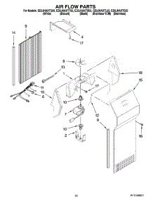 12 - Air Flow Parts, Optional Parts (Not Included) parts for Whirlpool Refrigerator ED2JHAXTL02 from AppliancePartsPros.com