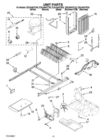 09 - Unit Parts parts for Whirlpool Refrigerator ED2JHAXTT02 from AppliancePartsPros.com