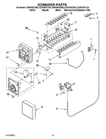 12 - Icemaker Parts, Optional Parts (Not Included) parts for Whirlpool Refrigerator ED2FHEXTL03 from AppliancePartsPros.com