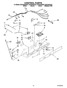 10 - Control Parts parts for Whirlpool Refrigerator ED2FHAXST05 from AppliancePartsPros.com