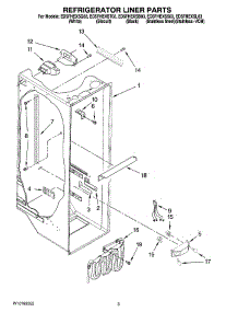 02 - Refrigerator Liner Parts parts for Whirlpool Refrigerator ED5FHEXSL03 from AppliancePartsPros.com