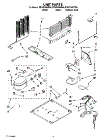 05 - Unit Parts parts for Whirlpool Refrigerator ER9FHKXVS00 from AppliancePartsPros.com