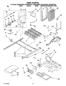 09 - Unit Parts parts for Whirlpool Refrigerator ED5FHEXST03 from AppliancePartsPros.com