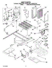 11 - Unit Parts parts for Whirlpool Refrigerator GF6NFEXTQ01 from AppliancePartsPros.com