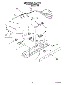 08 - Control Parts parts for Whirlpool Refrigerator 5ED2FHKXRL05 from AppliancePartsPros.com