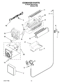 12 - Icemaker Parts, Optional Parts (Not Included) parts for Whirlpool Refrigerator ED5LTAXVL00 from AppliancePartsPros.com
