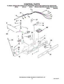 10 - Control Parts parts for Whirlpool Refrigerator ED5FHAXVS00 from AppliancePartsPros.com