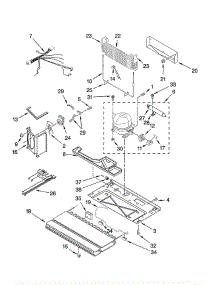 Unit parts for Whirlpool Refrigerator GX5FHDXTQ11 from AppliancePartsPros.com