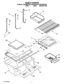 03 - Shelf Parts parts for Whirlpool Refrigerator GR9FHMXVS00 from AppliancePartsPros.com