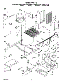 11 - Unit Parts parts for Whirlpool Refrigerator GS6NVEXVB00 from AppliancePartsPros.com