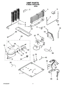 04 - Unit Parts parts for Whirlpool Refrigerator ET8WTEXVQ00 from AppliancePartsPros.com