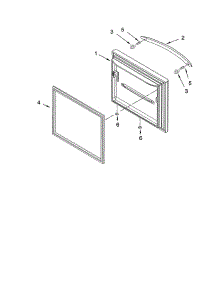 Freezer Door parts for Whirlpool Refrigerator GX5FHDXTB11 from AppliancePartsPros.com