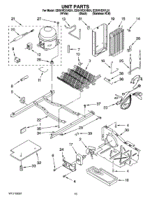 09 - Unit Parts parts for Whirlpool Refrigerator ED5HVEXVL01 from AppliancePartsPros.com