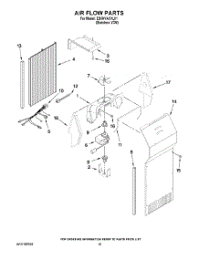 09 - Air Flow Parts parts for Whirlpool Refrigerator ED5HVAXVL01 from AppliancePartsPros.com
