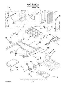 11 - Unit Parts parts for Whirlpool Refrigerator ED5HVAXVL01 from AppliancePartsPros.com