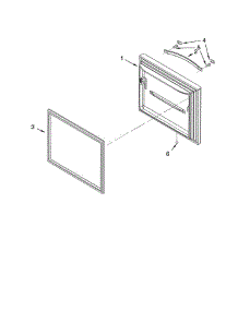 Freezer Door parts for Whirlpool Refrigerator GB2SHDXPQ12 from AppliancePartsPros.com