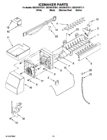 08 - Icemaker Parts, Optional Parts parts for Whirlpool Refrigerator GB2SHDXTS11 from AppliancePartsPros.com