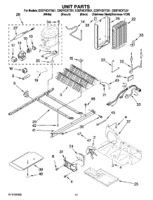 09 - Unit Parts parts for Whirlpool Refrigerator ED5FHEXTL01 from AppliancePartsPros.com