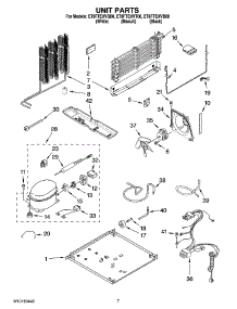 04 - Unit Parts parts for Whirlpool Refrigerator ET8FTEXVB00 from AppliancePartsPros.com