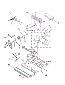 Unit parts for Whirlpool Refrigerator GX5FHTXTB11 from AppliancePartsPros.com