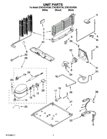 04 - Unit Parts parts for Whirlpool Refrigerator ET8CHEXVT00 from AppliancePartsPros.com