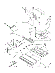 Unit parts for Whirlpool Refrigerator GB2SHDXPT12 from AppliancePartsPros.com