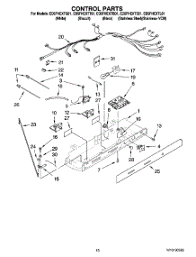 11 - Control Parts parts for Whirlpool Refrigerator ED5FHEXTB01 from AppliancePartsPros.com